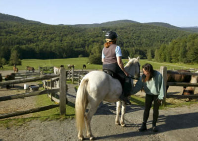 Riding a Horse | Vermont Icelandic Horse Farm & Vacation Rental in Waitsfield